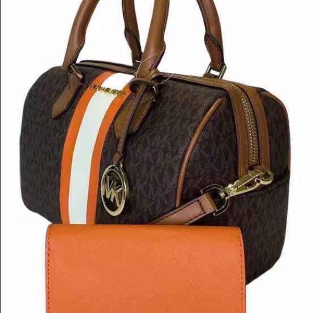 BUNDLE💞NWT Michael Kors Satchel & Wallet - Picture 9 of 14